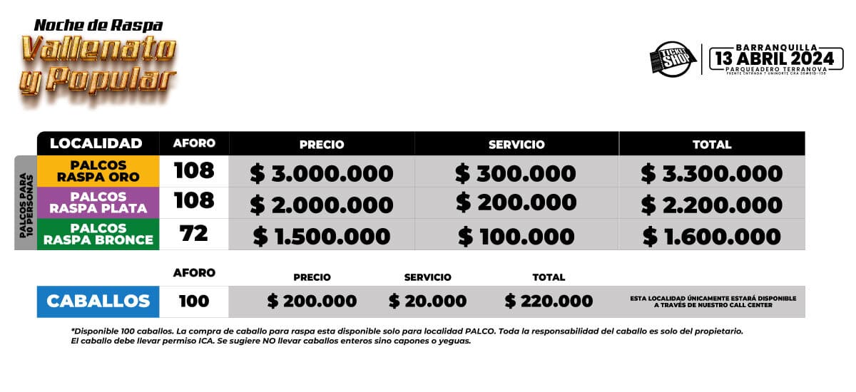 NOCHE DE RASPA BARRANQUILLA